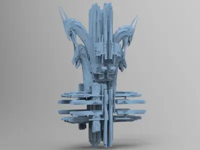 Dragon Cult Elites Tower 2  3D model