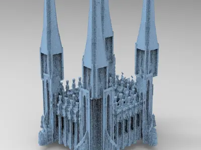 Third age Fort architecture 2  3D model