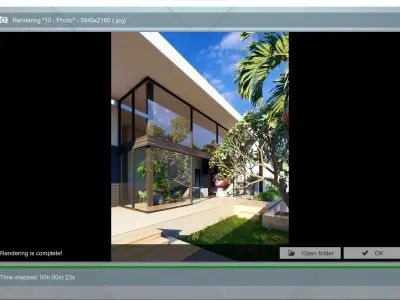 SCENE LUMION 12 5 AND ABOVE SIDE HOUSE BY YOGA4ARCH 3D model