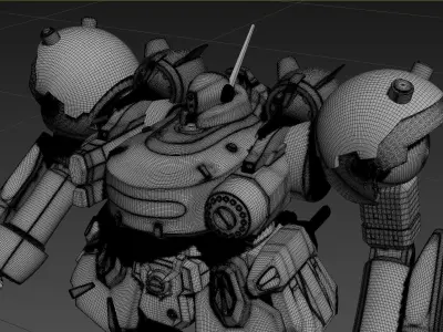 armored core robot 2 3D model