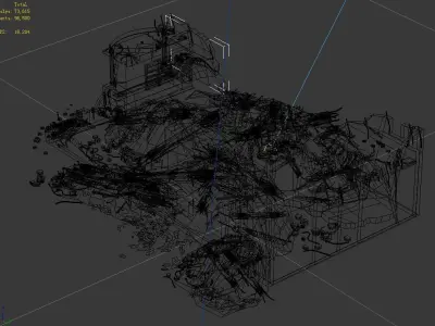 Future World - Ruins 06 3D model