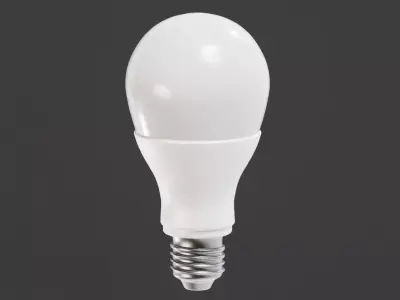 Led Light bulb Low-poly 3D model
