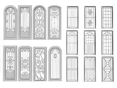 Fantastic  Doors Windows 3D model