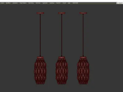 CEILING LAGUNA PENDANTS CHELSOM Low-poly 3D model