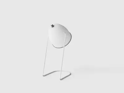 Rockett St George - Little Brass and Ivory Desk Lamp 3D model