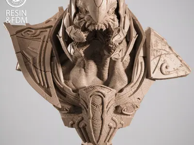 Wicked Movies Arbiter Portrait Bust 3D print model