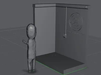 SCP 173 - In containment 3D print model