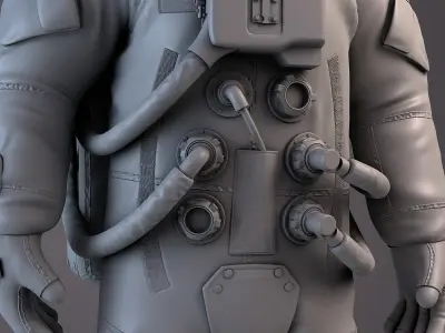 NASA Astronaut Apollo 3D model