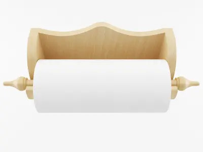 Wallmounted Paper Towel Holder 3D model