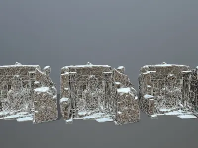 buda temple  Low-poly 3D model