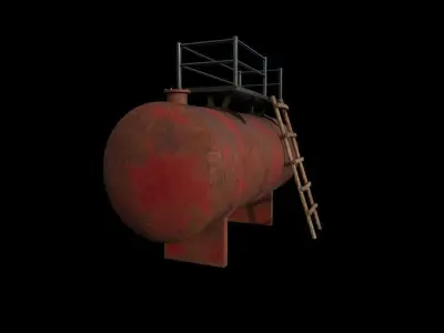 Reserve Tank Low-poly 3D model