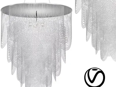 Ceremony Chandelier by Slamp 3D model
