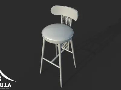 Bar Chair 3D model buy