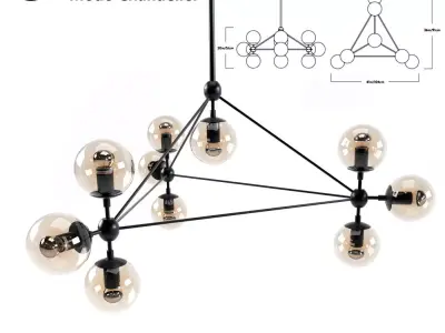 Pendant lamp Modo Chandelier 3D model