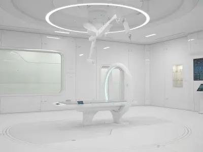  Sci-Fi Laboratory and Corridor 