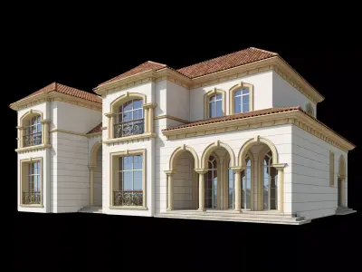 Mediterranean Villa Design 015 3D model