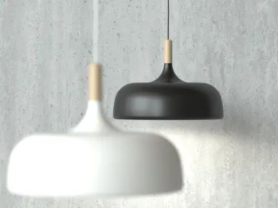 Acorn Pendant 3D model