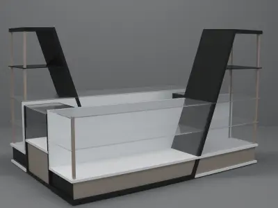 Sale Stand  Low-poly 3D model