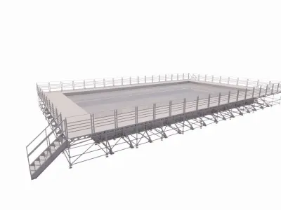 Swimming pool 3D model 18