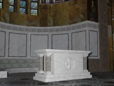 Basilica with Apse 3D model