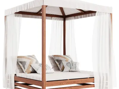 Garden Lounge Structure 05 3D model