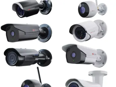 CCTV Pack 01 3D model
