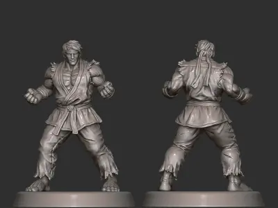 Street Fighter Pack - 11 Characters 3D print model