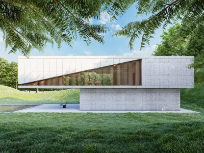The Concrete House 3D model