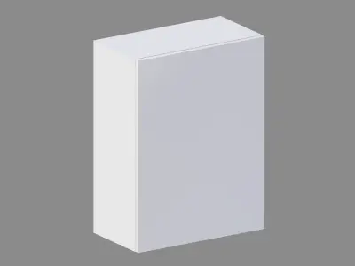 Kitchen Upper Cabinet 60 cm Low-poly 3D model