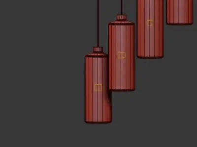 Candil Transparente Innok 3D model