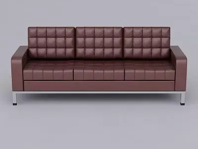 Sofa leather 3D model