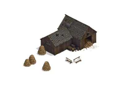 Warehouse - Barn 32 3D model