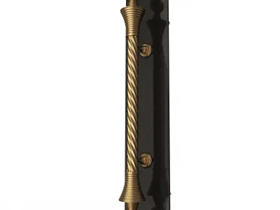 Door Knob 02 Low-poly 3D model