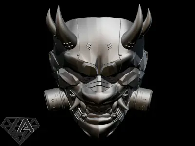 SCI-FI ONI ANTIGAS CUSTOM MASK 3D print model