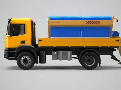  Winter Service Truck with Salt Spreader 