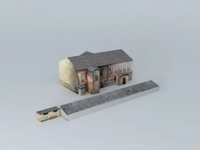 Riga Meness street 19 Free 3D model