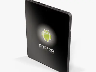 Qumo 2Go tablet Low-poly 3D model