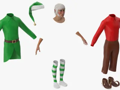  Christmas Elf Male 3 