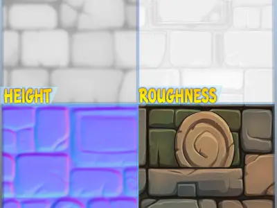 Stylized Wall Seamless Texture Texture 105