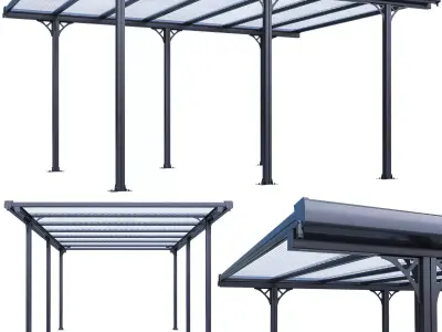 Carport Montana 3D model