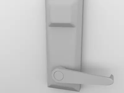 Keycard RFID Sensor Lock 3D model