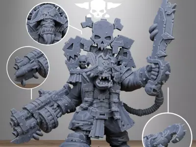 Orkaz Pirate 3D print model