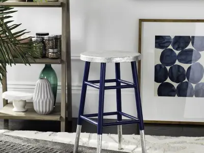 Mizar Bar and Counter Stool - 4 Colour 3D model