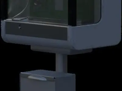 Japanese Payphone 3D model