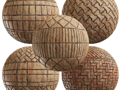 PBR Bricks 06 - Tileable 4K Texture high quality Texture