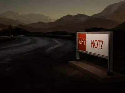 Metal and Concrete Signboard WHY NOT Low-poly 3D model