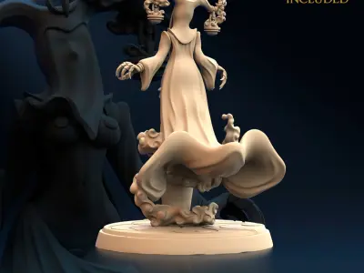 Veil Seer B Nude 3D print model