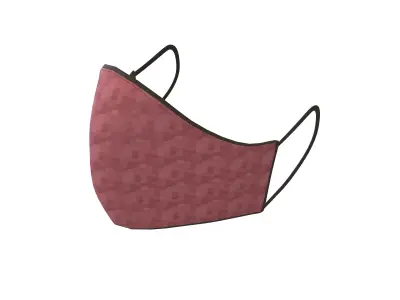 Mask v1 011 Low-poly 3D model