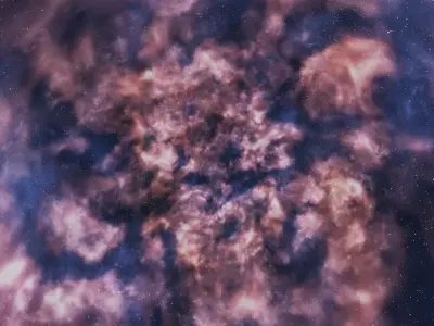 VR 360 extreme space environment - HDRI Panoramic Sky v21 Low-poly 3D model