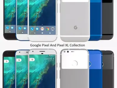  Google Pixel And XL 3D model